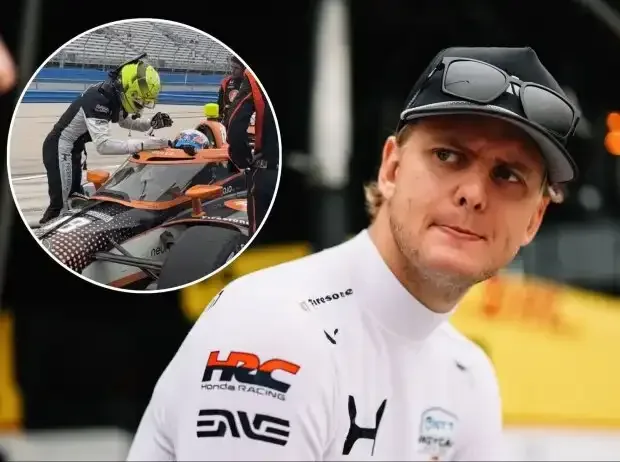 Titel-Bild zur News: Mick Schumacher hatte schnellen Gesprächsbedarf mit Romain Grosjean