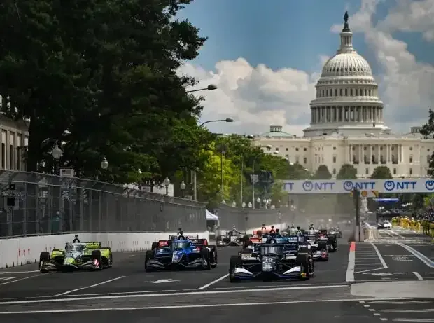 Title image for the news: Start of the IndyCar race Freedom 250 in Washington D.C. 2026
