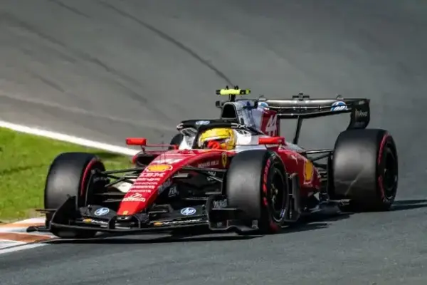 Hamilton comeback not enough: Ferrari struggles with tires in Zandvoort