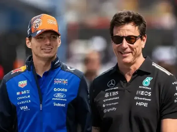 Title image for the news: Max Verstappen and Toto Wolff