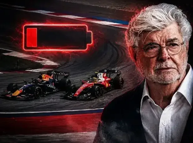 Titel-Bild zur News: George Lucas und Formel-1-Autos