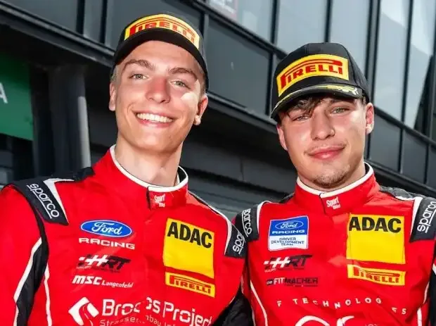 Ein Blick hinters Visier im ADAC GT Masters: Kiano Blum und Niklas Kalus