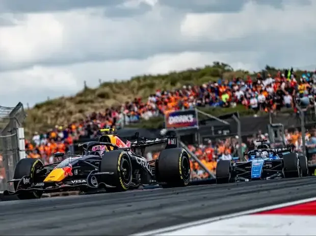 Titel-Bild zur News: Liam Lawson (Red Bull RB22) beim Formel-1-Rennen in Zandvoort 2026