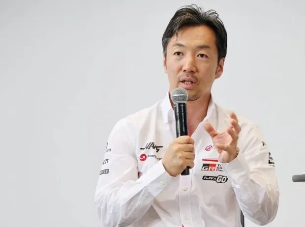 Haas team principal Ayao Komatsu