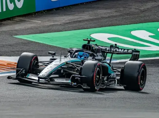 Title image for the news: George Russell (Mercedes W17) at the Formula 1 race in Zandvoort 2026