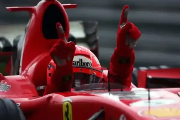 Ferrari races in Monza with a tribute to Formula 1 legend Michael Schumacher