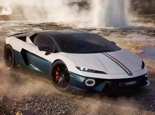 Lamborghini gives the Temerario a Tricolore look