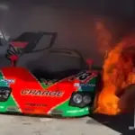 Flame drama in Laguna Seca: Rare Mazda 767B heavily damaged