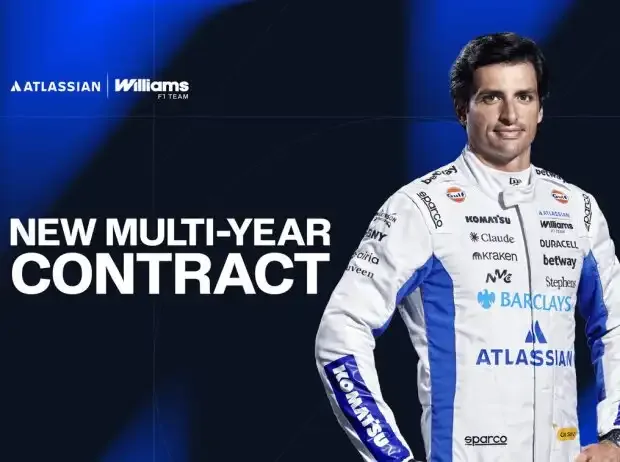 Continuity 2027: Carlos Sainz also extends Williams contract