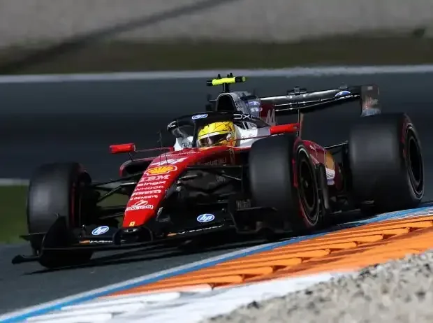 Title image for the news: Lewis Hamilton (Ferrari) at the Dutch Grand Prix in Zandvoort