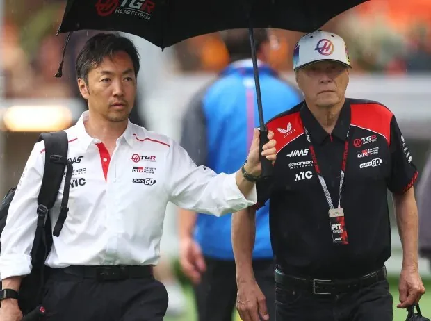 Ayao Komatsu und Gene Haas