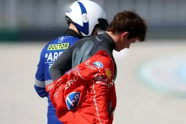 Good news for Ferrari: Leclerc is fit, chassis too - question mark on the engine