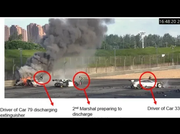 Unfall von Ollie Millroy in Shanghai