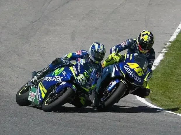 Titel-Bild zur News: Sete Gibernau, Valentino Rossi