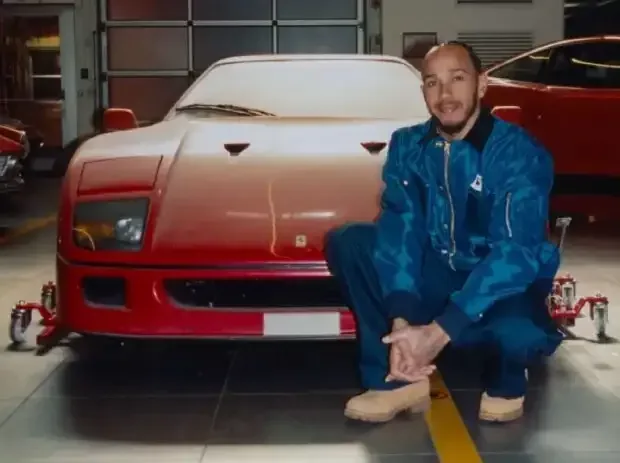 Titel-Bild zur News: Lewis Hamilton hat sich seinen Traum-Ferrari, den einzig wahren Ferrari F40, gekauft.