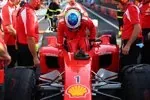 Rubens Barrichello und Michael Schumacher