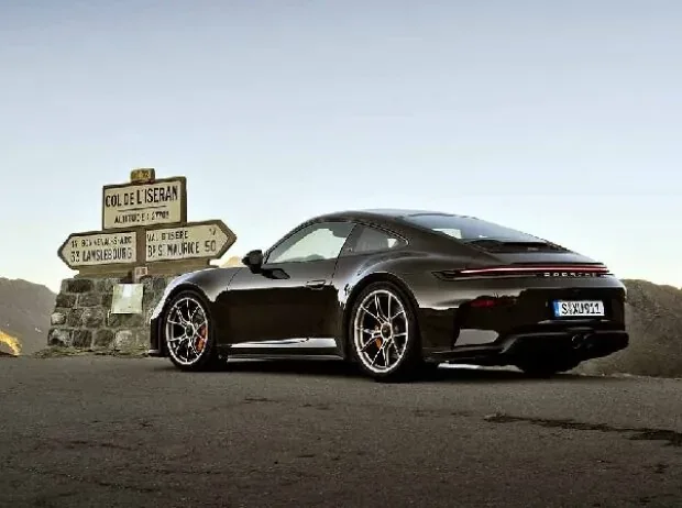 Rear of the Porsche 911 GT3 Bergsport