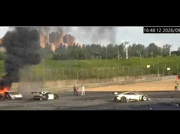 Unfall von Ollie Millroy in Shanghai