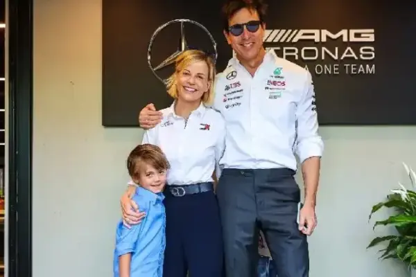 Proud dad: Son of Susie and Toto Wolff wins first karting title
