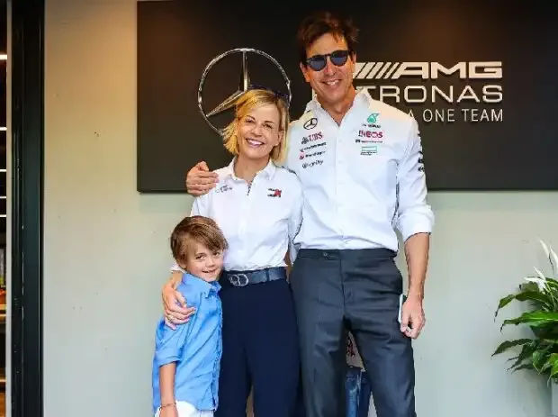 Proud dad: Son of Susie and Toto Wolff wins first karting title
