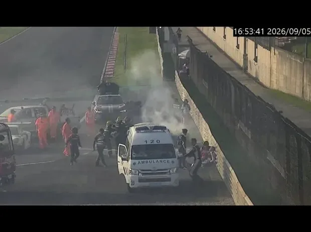 Unfall von Ollie Millroy in Shanghai