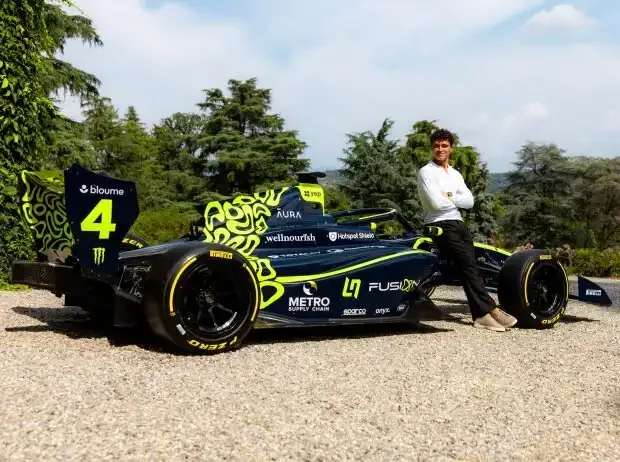 Title image for the news: Lando Norris and a car from LN4 Fusion