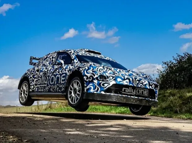 The Rally One car during test drives