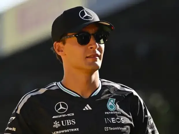 Title image for the news: George Russell (Mercedes) before the Formula 1 race in Monza