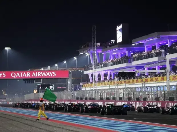 Title image for the news: The start of the Formula 1 race in Qatar 2026