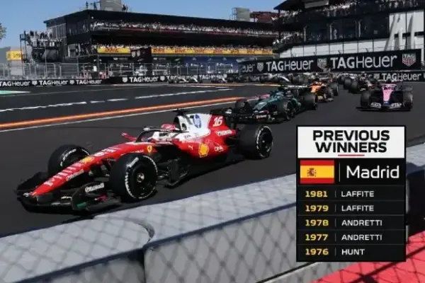 Formula 1 embarrasses itself with incorrect winner graphic before Madrid debut
