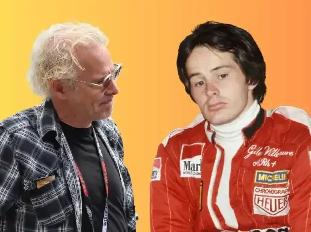 Title image for the news: Photomontage: How Jacques Villeneuve (left) sees his father Gilles Villeneuve today