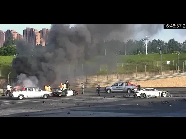 Unfall von Ollie Millroy in Shanghai