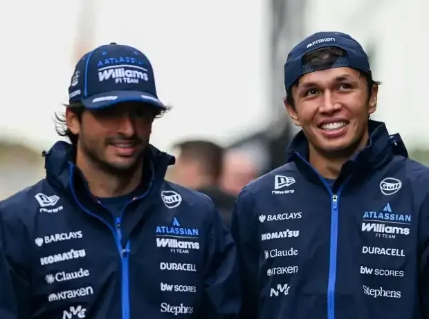 Title image for the news: Alexander Albon and Carlos Sainz in the Formula 1 paddock