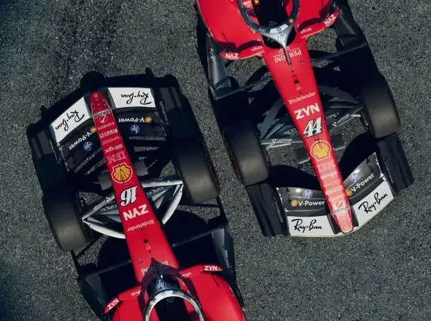 Title image for the news: Lewis Hamilton and Charles Leclerc race in Monza with Schumacher special design