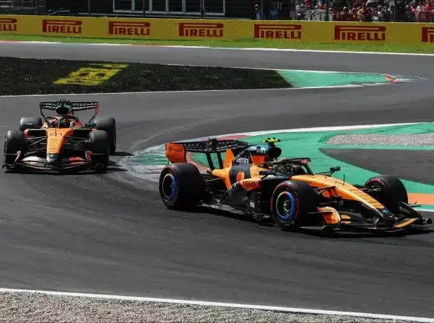 Title image for the news: Lando Norris and Oscar Piastri (McLaren MCL40) at the Formula 1 race in Monza 2026