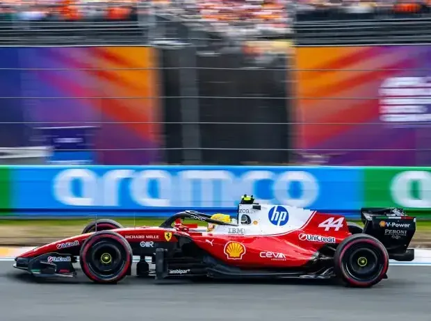 Titel-Bild zur News: Lewis Hamilton (Ferrari SF-26) beim Großen Preis der Niederlande 2026