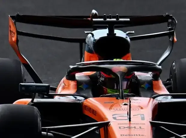 Title image for the news: Flap wing on the McLaren MCL40 at the 2026 Formula 1 race in Hungary