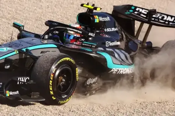 Kimi Antonelli in the Monza gravel trap: "Thought my chance was gone"