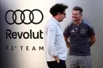 Mattia Binotto and Nico Hülkenberg (Audi)
