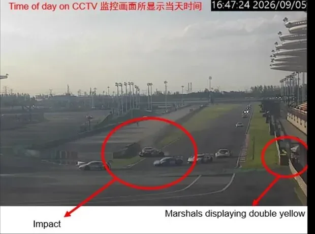 Unfall von Ollie Millroy in Shanghai