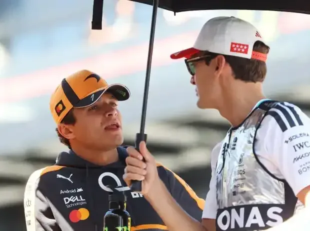Titel-Bild zur News: Lando Norris, George Russell