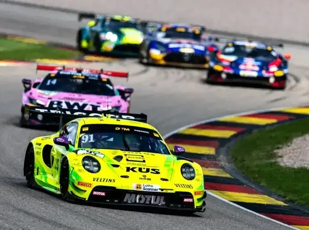 Title image for the news: Thomas Preining (Manthey-Porsche) at the DTM race at Sachsenring 2026