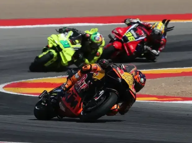 Titel-Bild zur News: Pol Espargaro, Franco Morbidelli, Joan Mir