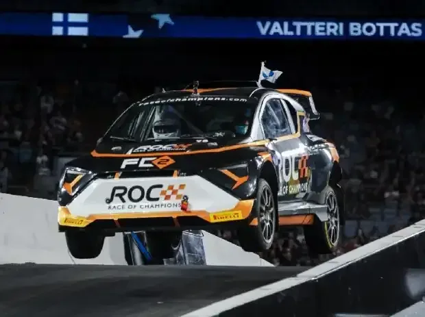Title image for the news: Valtteri Bottas at the Race of Champions 2025