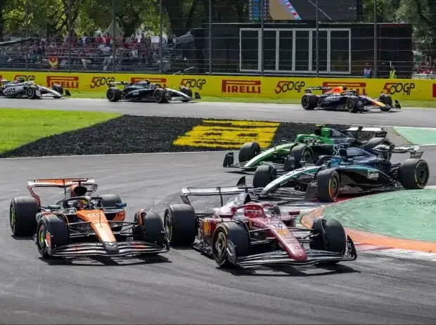 Title image for the news: Charles Leclerc, Oscar Piastri, George Russell