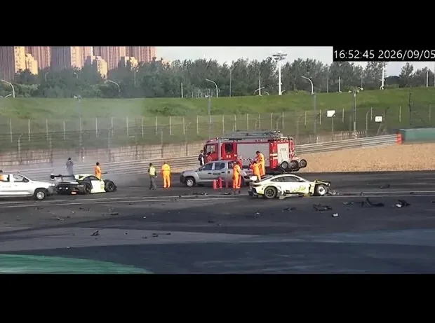 Unfall von Ollie Millroy in Shanghai