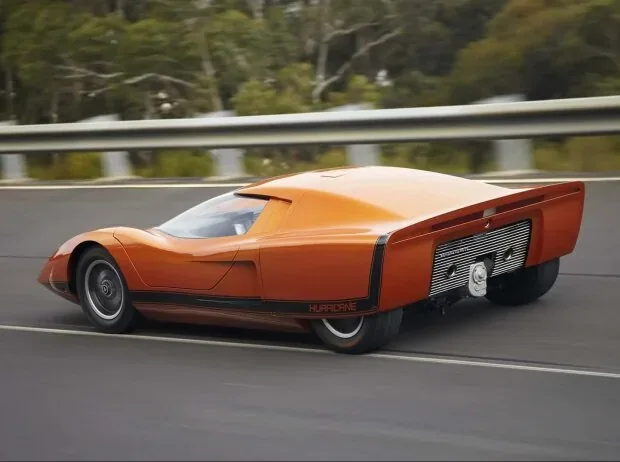 Heckansicht des Holden Hurricane